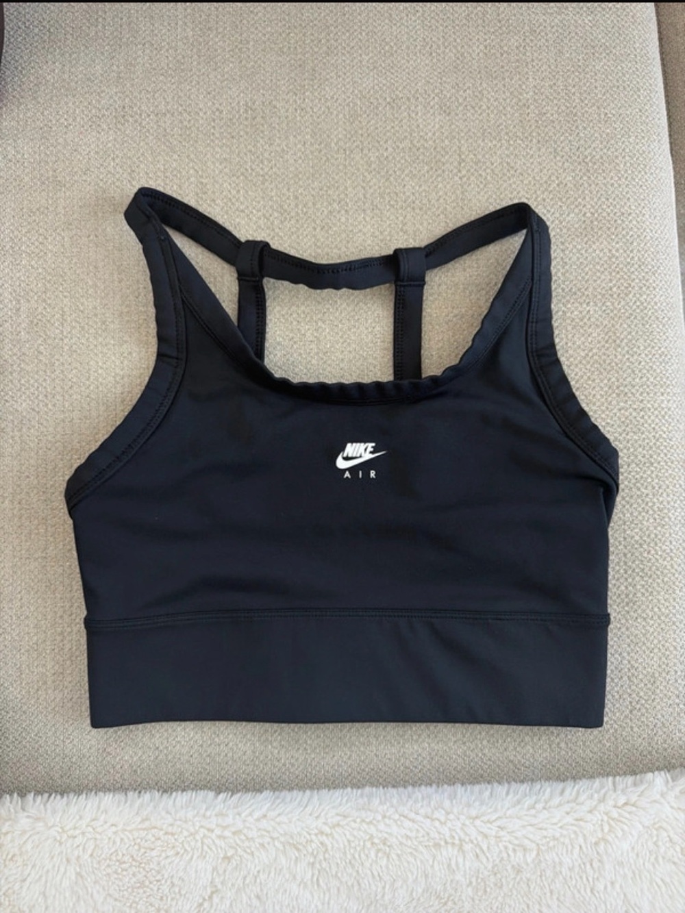 Nike Black Air Logo Sports Bra